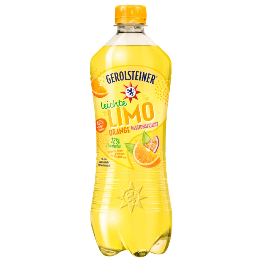Gerolsteiner Leichte Limo Orange Passionsfrucht 0,75l